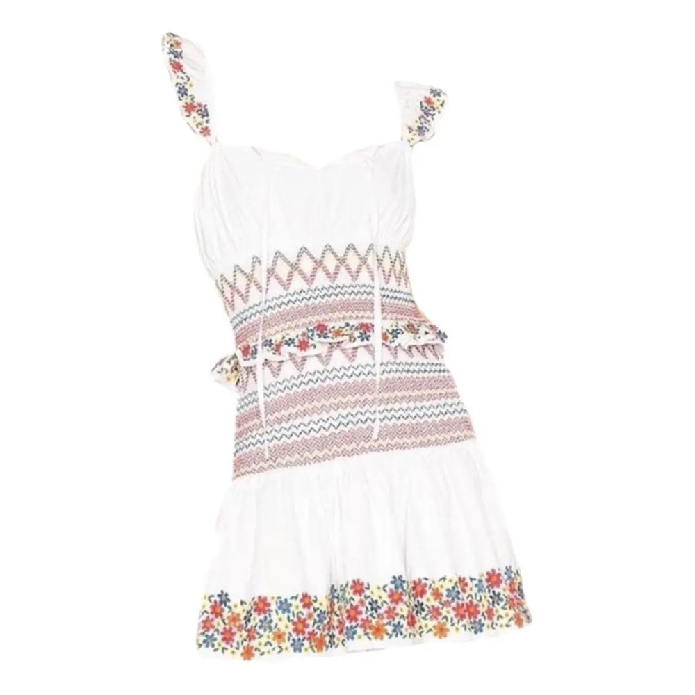 Mini dress Tularosa White size L